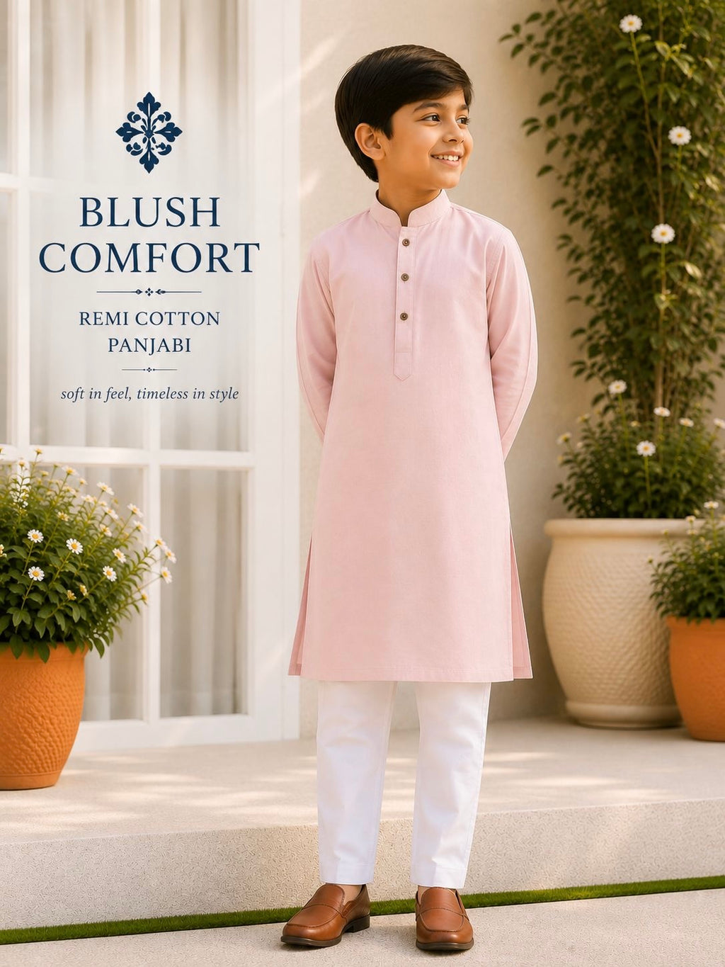 Blush Comfort Panjabi