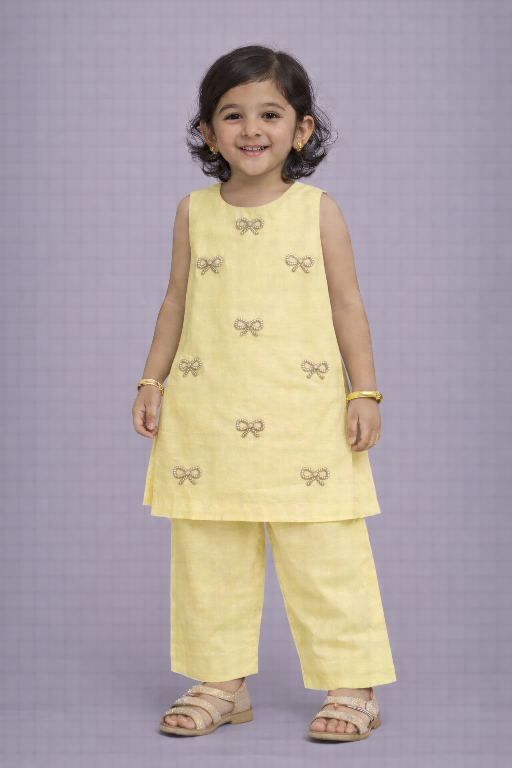 Karchupi Bow Bella - Lemon