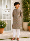 Jaipuri Cotton Panjabi - Saffron Oudh
