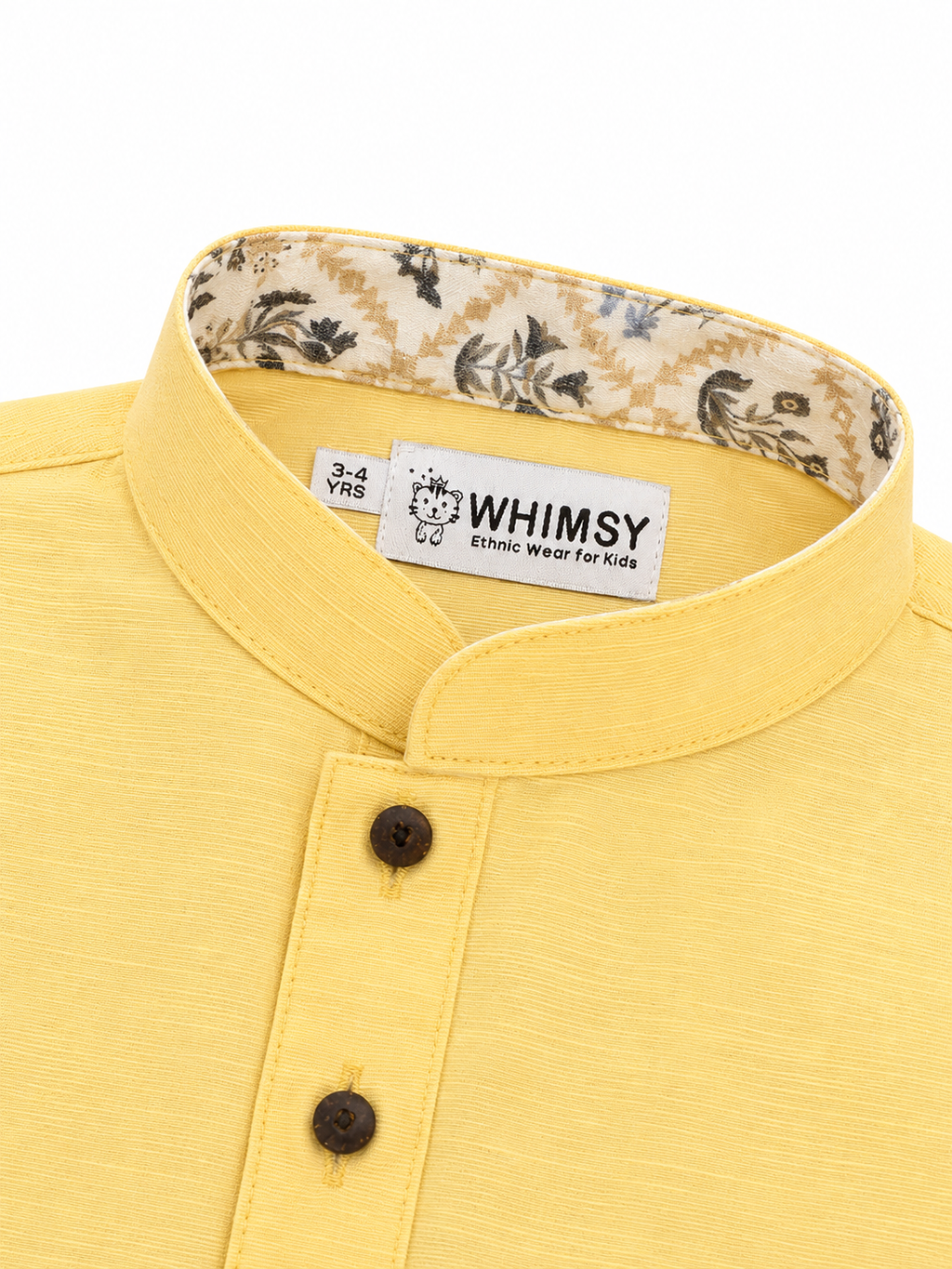Butter Yellow Bloom Panjabi