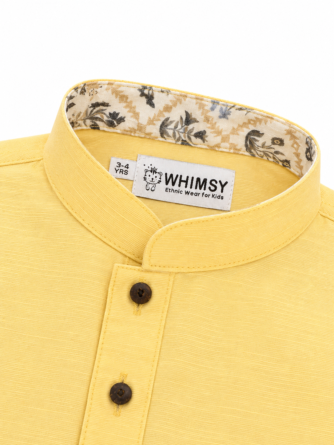 Butter Yellow Bloom Panjabi