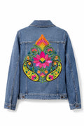 Statement Denim Jacket - Rickshaw Art