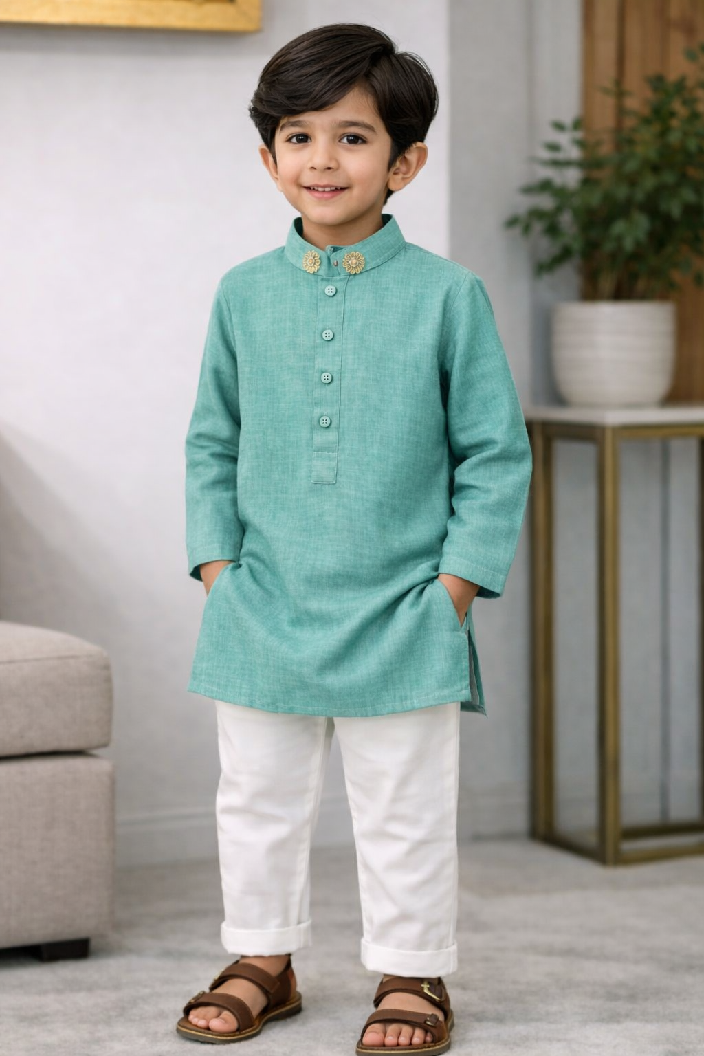 Remi Panjabi Set - Mint