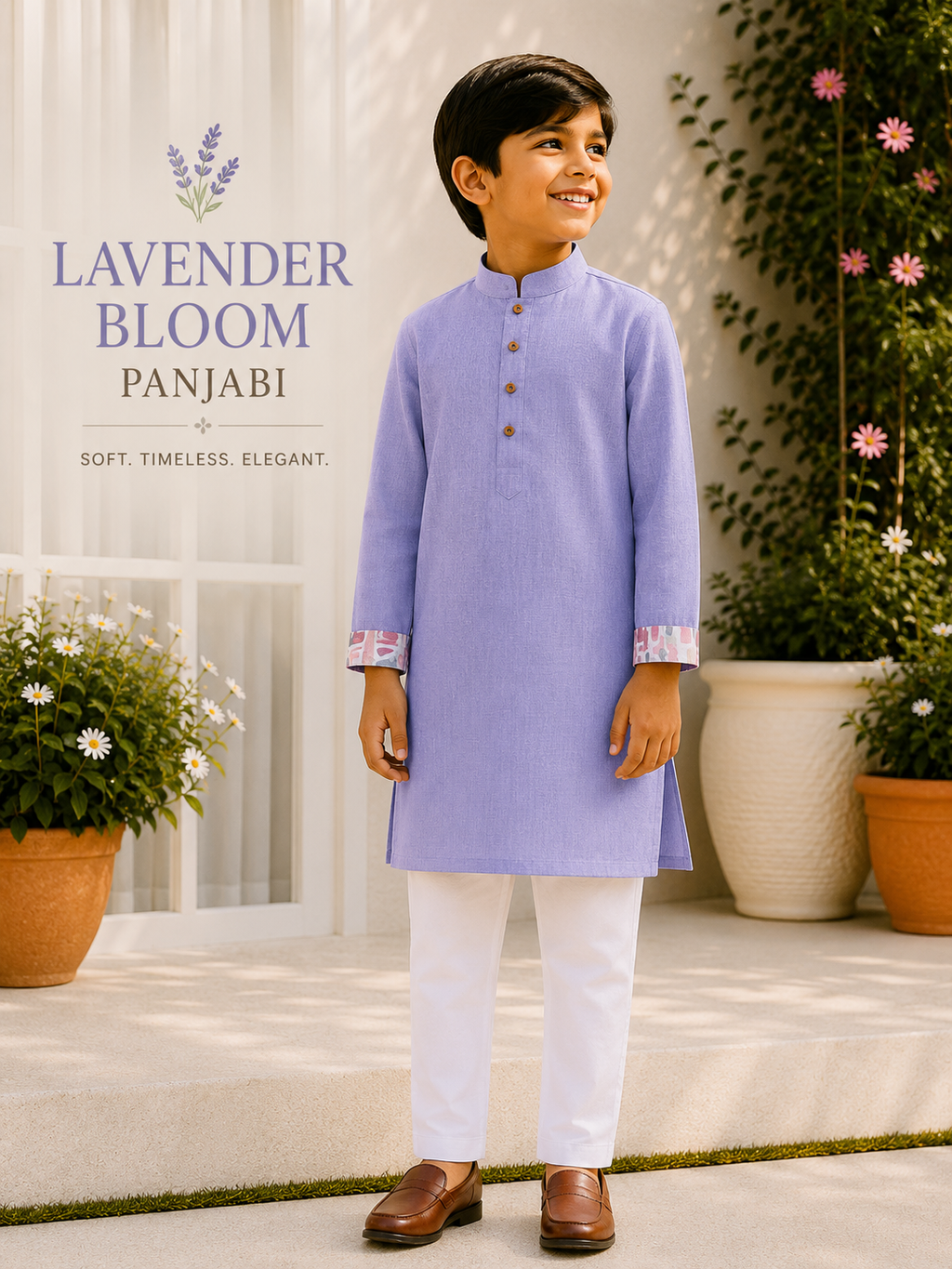 Lavender Bloom Panjabi