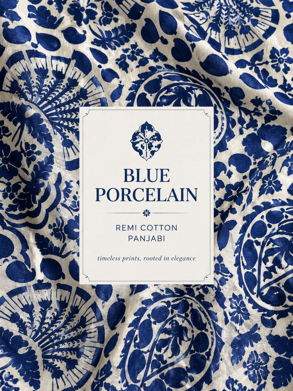 Blue Porcelain Panjabi