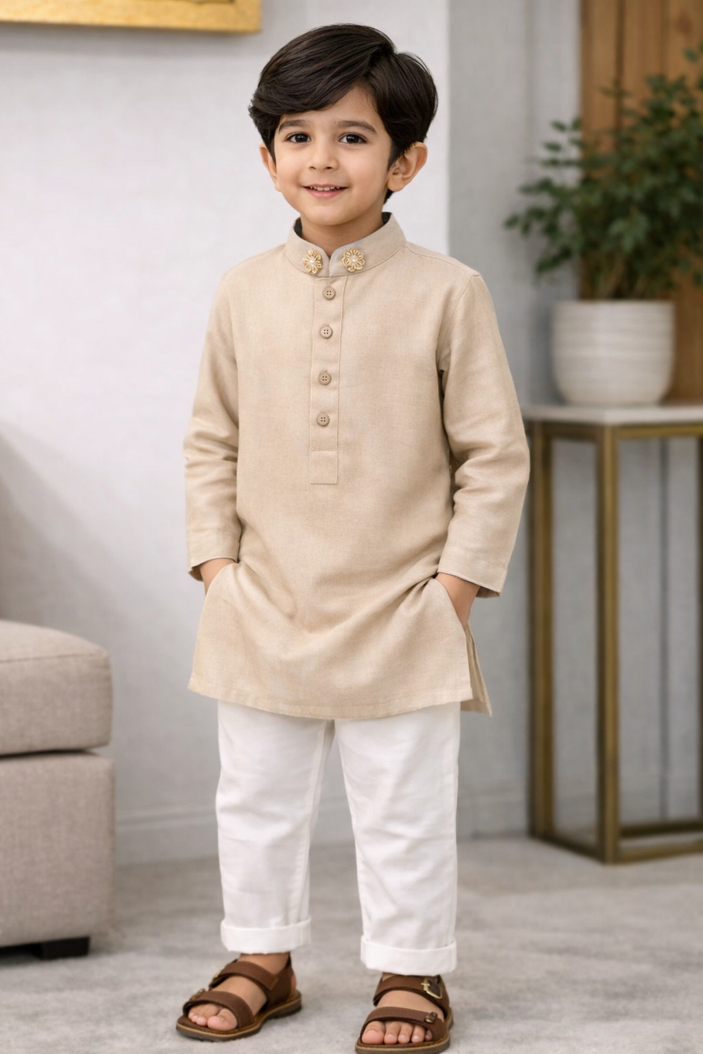 Remi Panjabi Set - Beige