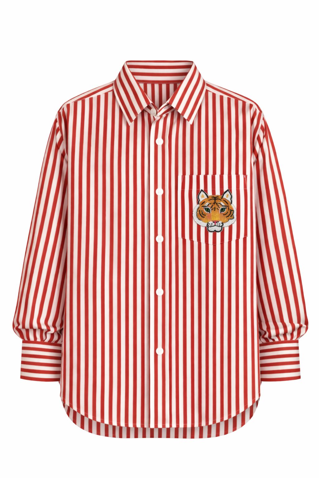 Statement Oversized Shirt - Candy Stripe Baagh