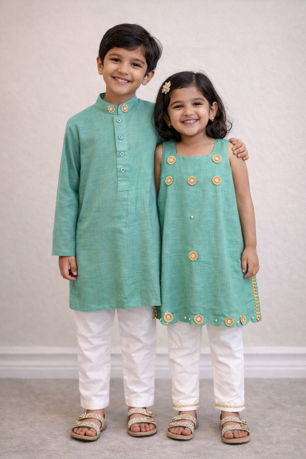 Remi Panjabi Set - Mint