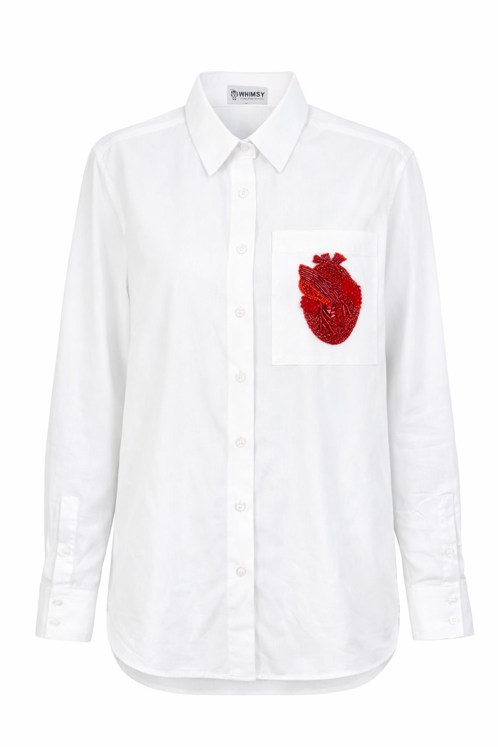 Statement Oversized Shirt - Anatomical Heart
