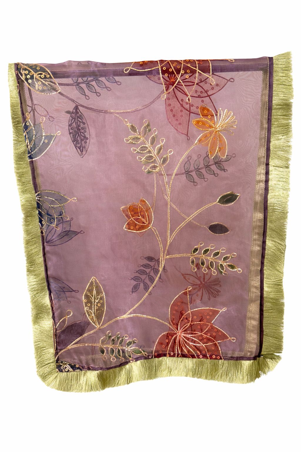 Sequin Dot Sharara - Steel Blue