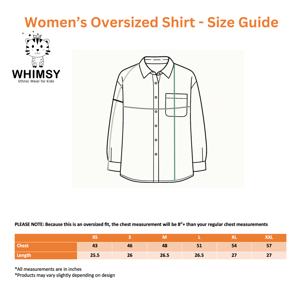 Statement Oversized Shirt - Russian Doll