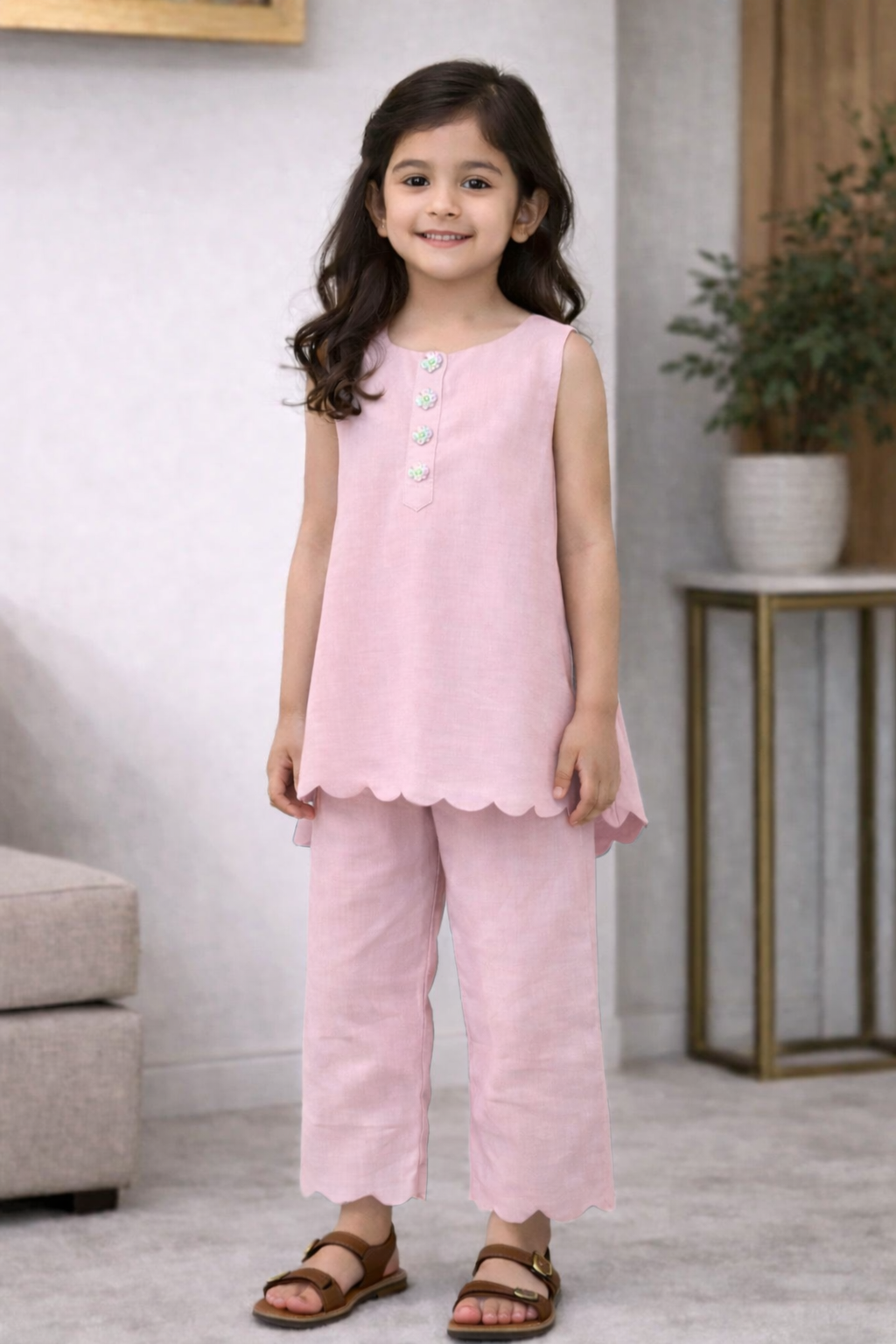 Scallop Breeze - Baby Pink