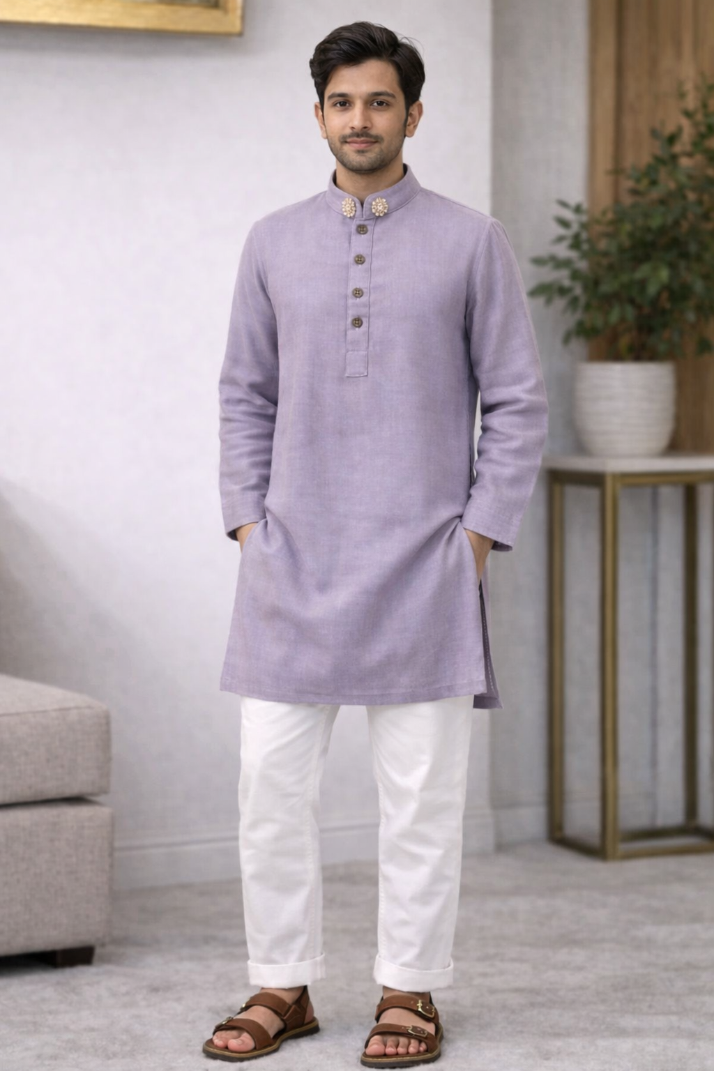Remi Panjabi Adult Set - Dusty Lavender